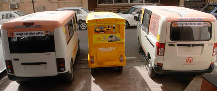 JMRC Starts Metro Feeder Service at Mansarover Station