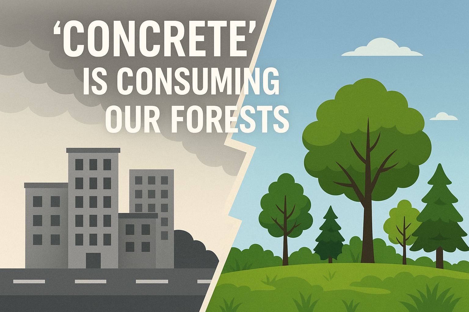 Concrete Is Swallowing Forests