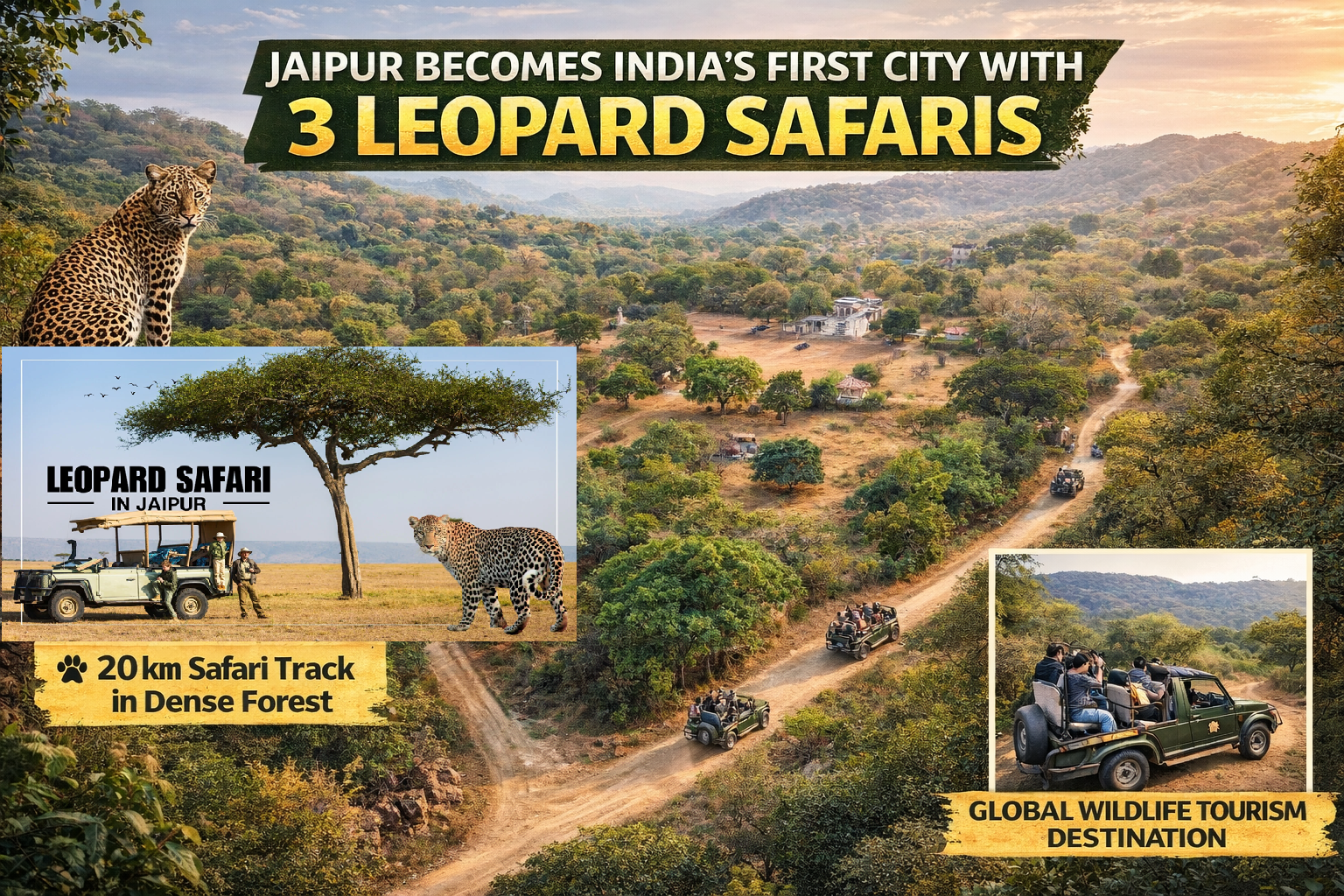 Jaipur becomes India’s first city to have 3 Leopard Safaris