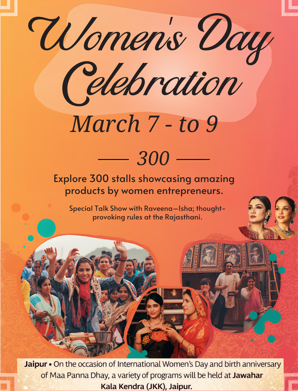 Programs from March 7 to 9 on Women’s Day