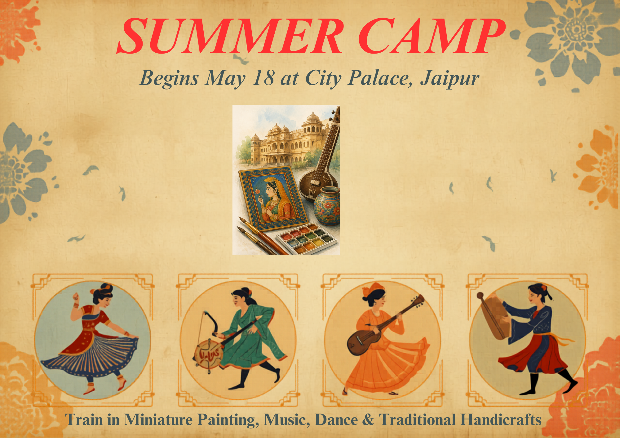 Summer Camp to Begin at City Palace from May 18